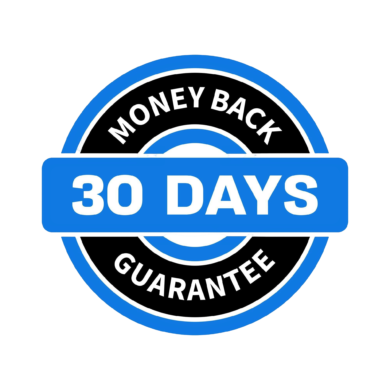 30 days money back label